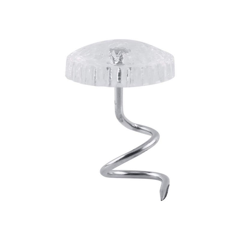 SOWAKA 30 Pcs Twist Pins Upholstery Clear Heads Slip Cover Fasteners Headliner Pins for Sofa Car Van Home Furniture Hold Bed Skirt (30 pcs) - Image 2